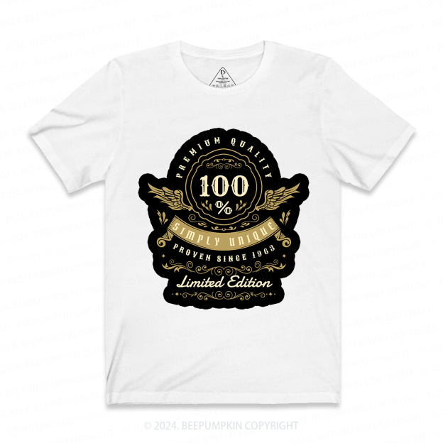 100% Simply Unique Grandpa Personalized Shirt