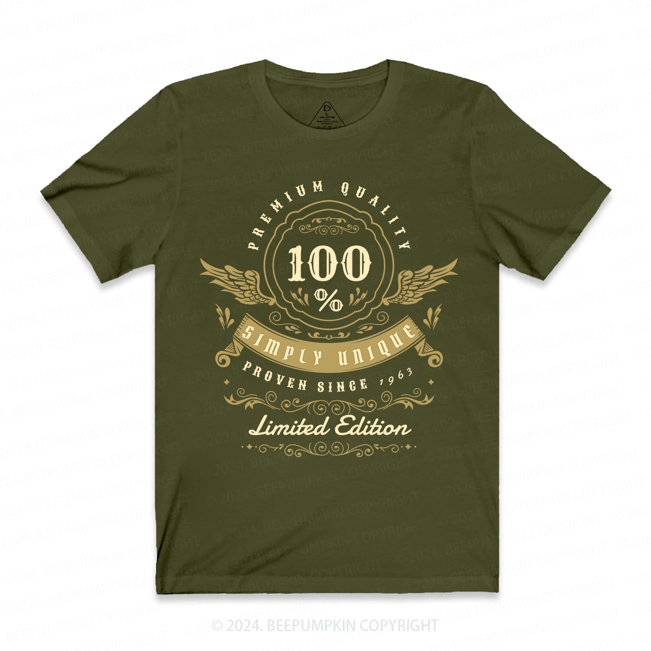100% Simply Unique Grandpa Personalized Shirt