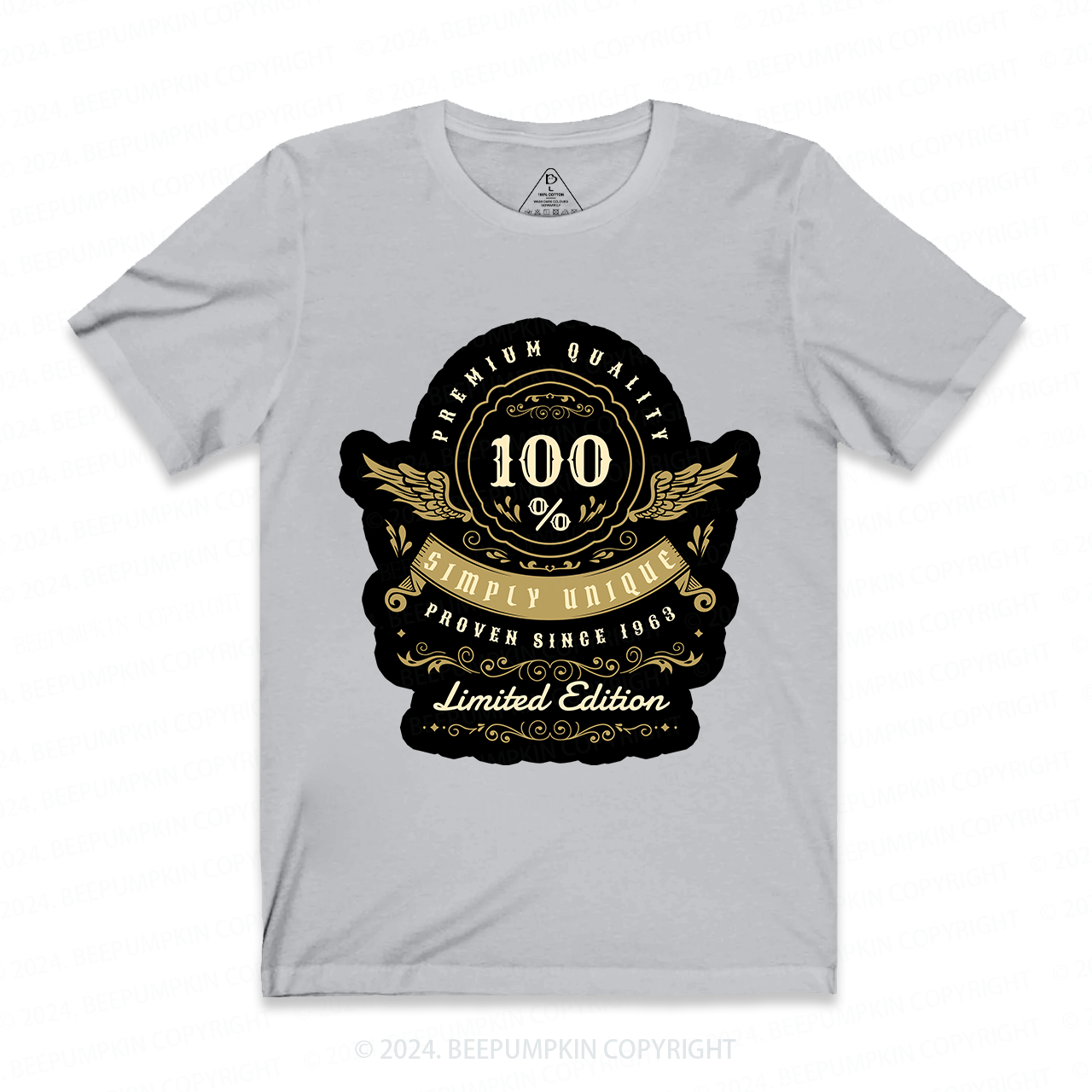 100% Simply Unique Grandpa Personalized Shirt