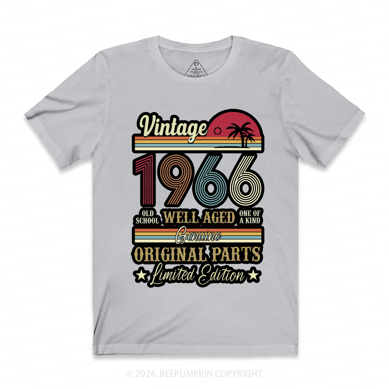 Well Aged Original Parts Grandpa Personalized Shirt