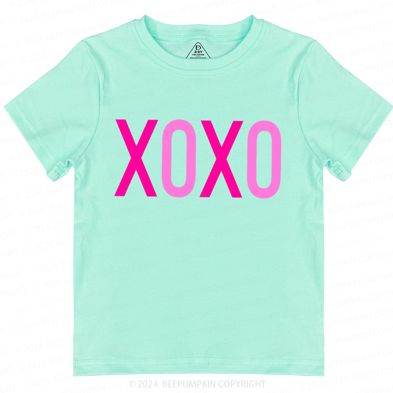 Valentine XOXO Toddler&Kids Tees Beepumpkin