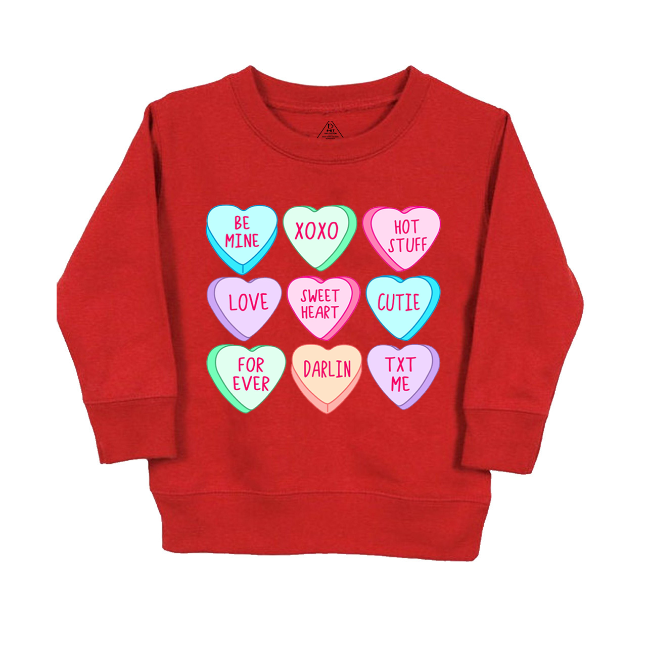 Sweethearts Candy Toddlers Unisex Valentine’s Day Long Sleeve Top on sale & Pants.