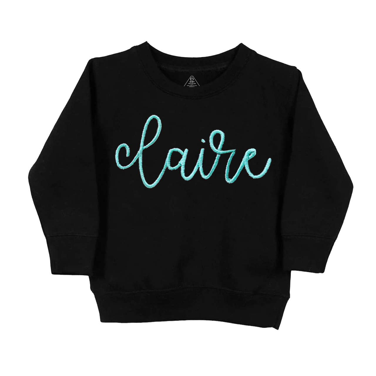 Personalized Embroidered Monogrammed Valentines Kids Sweatshirt