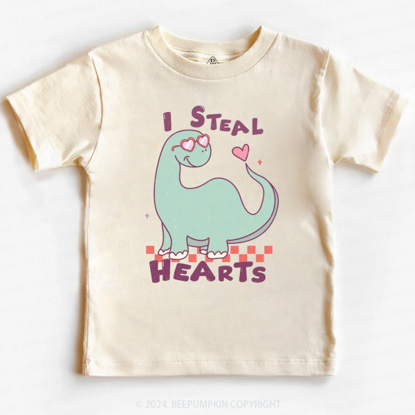 Image of Love I Steal Hearts Toddler&Kids Tees Beepumpkin