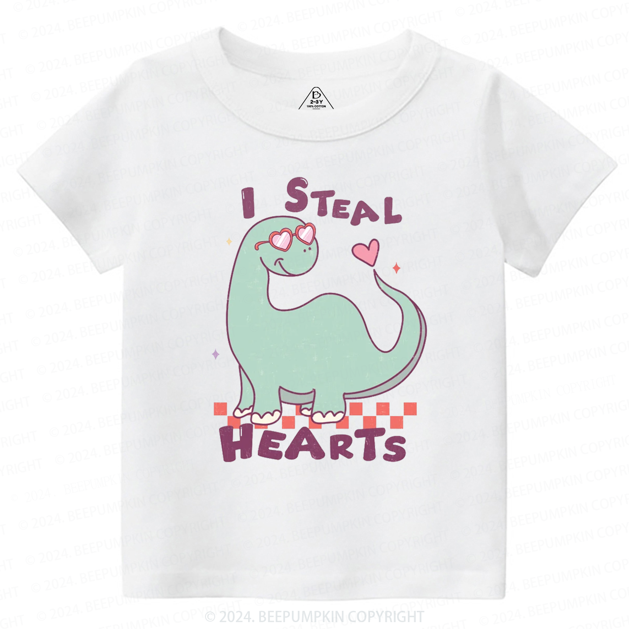 Love I Steal Hearts Toddler&Kids Tees Beepumpkin
