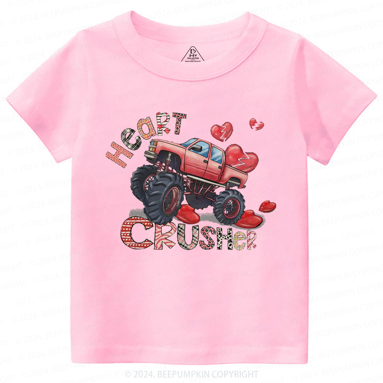 Heart Crusher Toddler&Kids Tees Beepumpkin