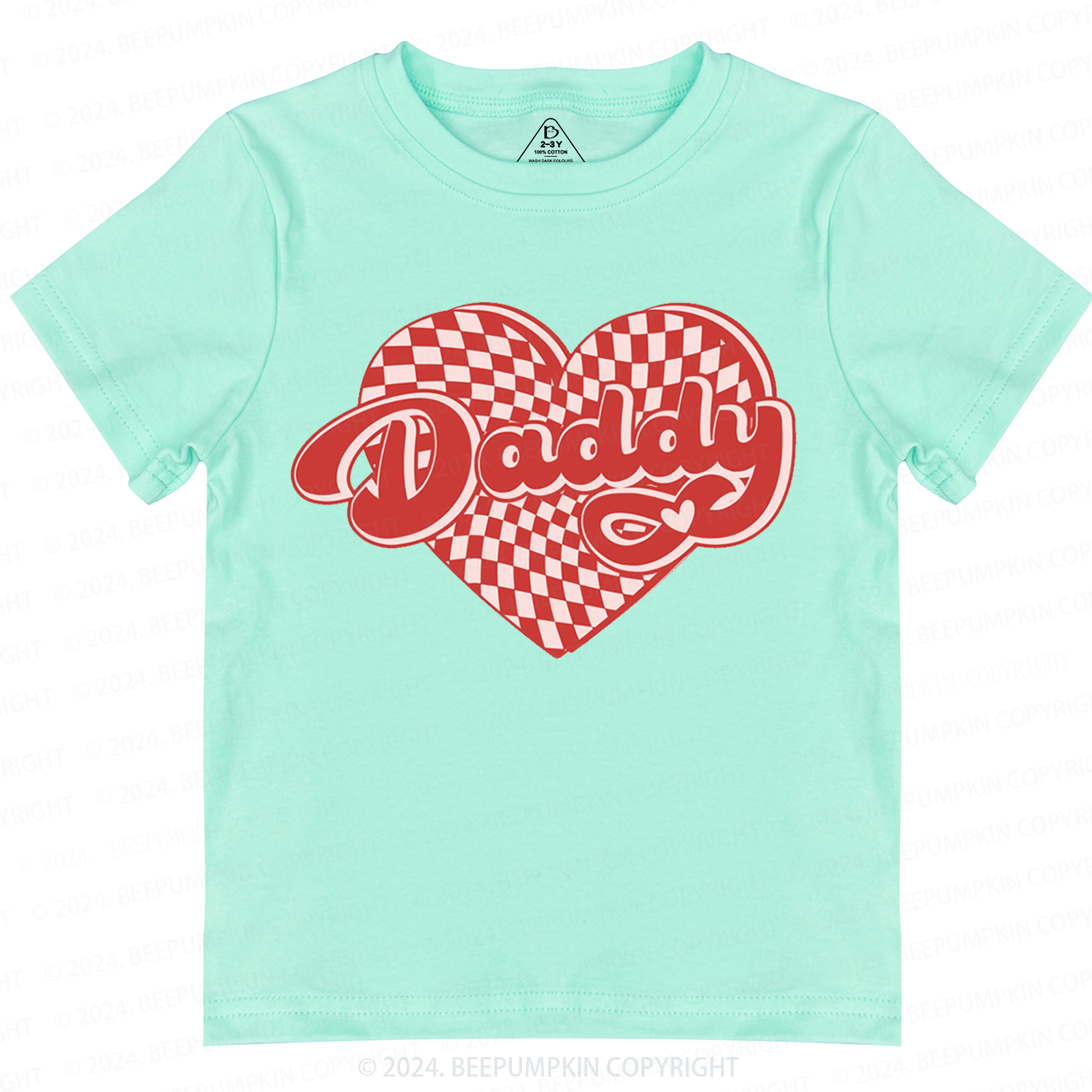 Sorry Boys Daddy is my Valentine Toddler&Kids Tees Beepumpkin