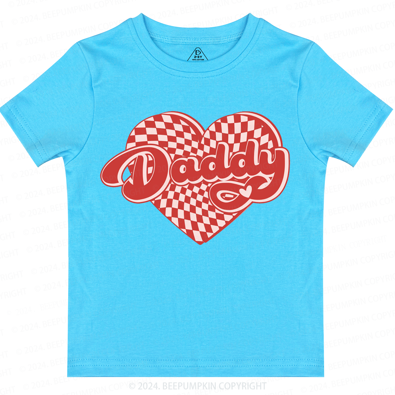 Sorry Boys Daddy is my Valentine Toddler&Kids Tees Beepumpkin