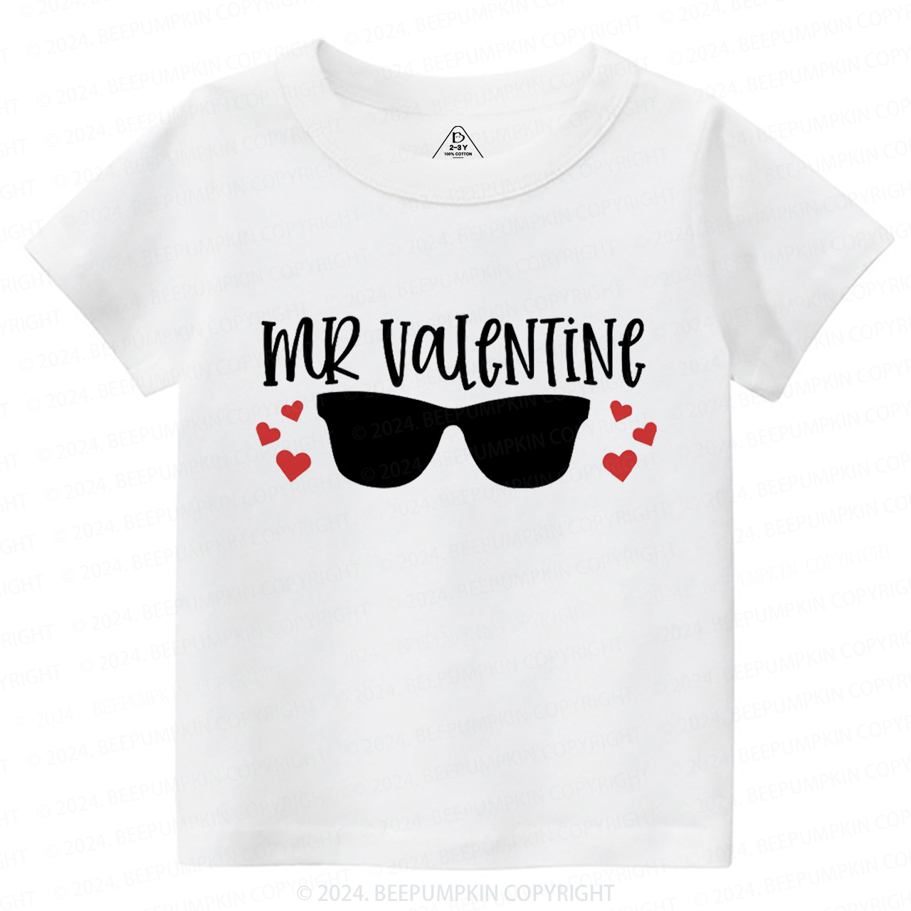 Mr Valentine Toddler&Kids Tees Beepumpkin