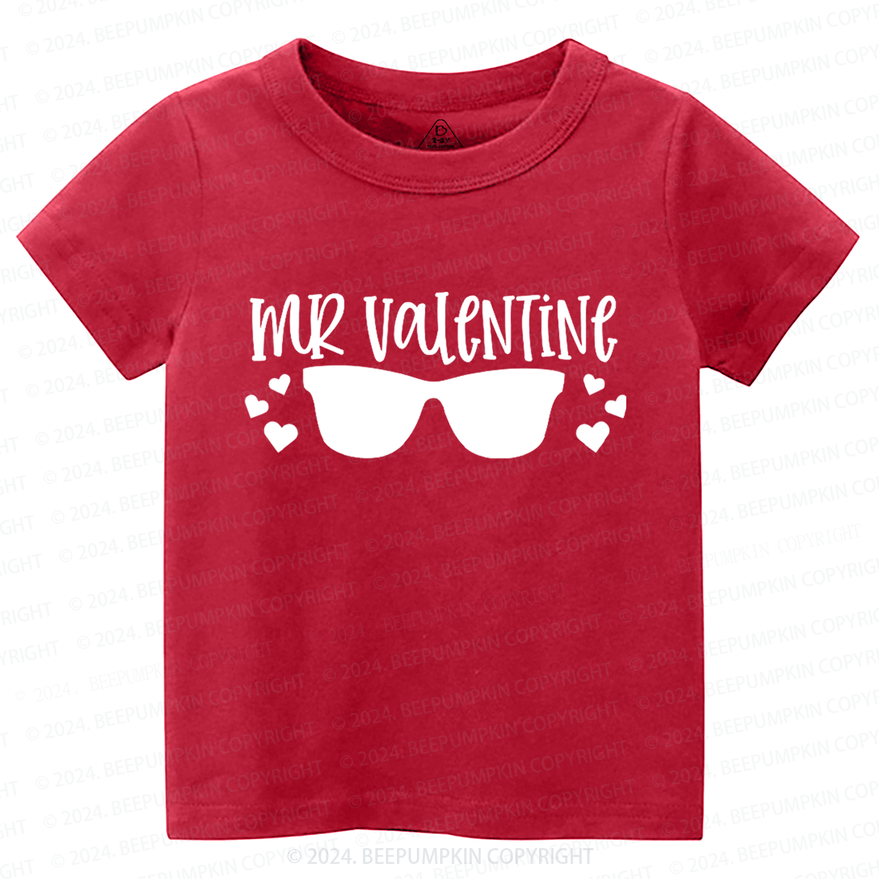 Mr Valentine Toddler&Kids Tees Beepumpkin