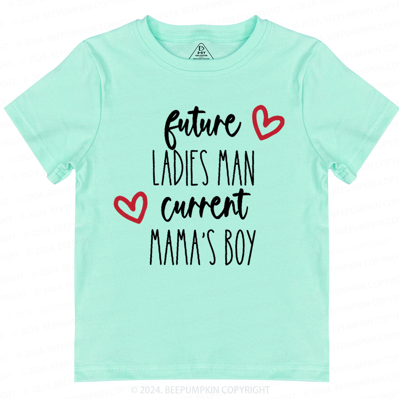 Future Ladies Man Current Mama's Boy Toddler&Kids Tees Beepumpkin