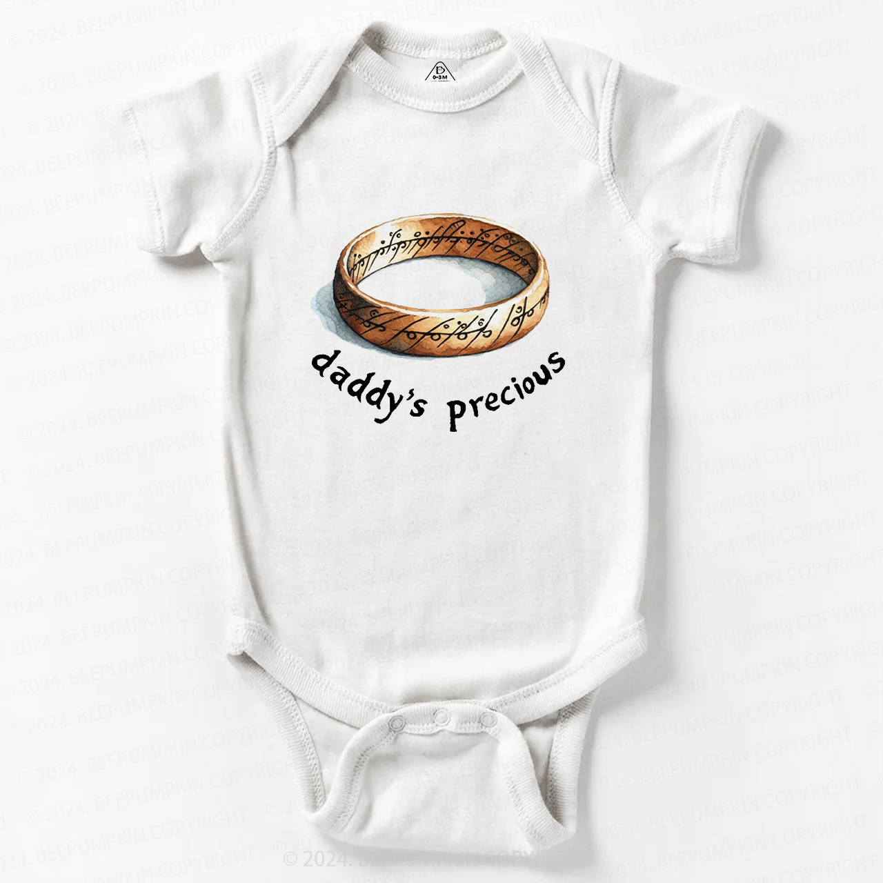 Daddy's Precious Bodysuit For Baby Beepumpkin