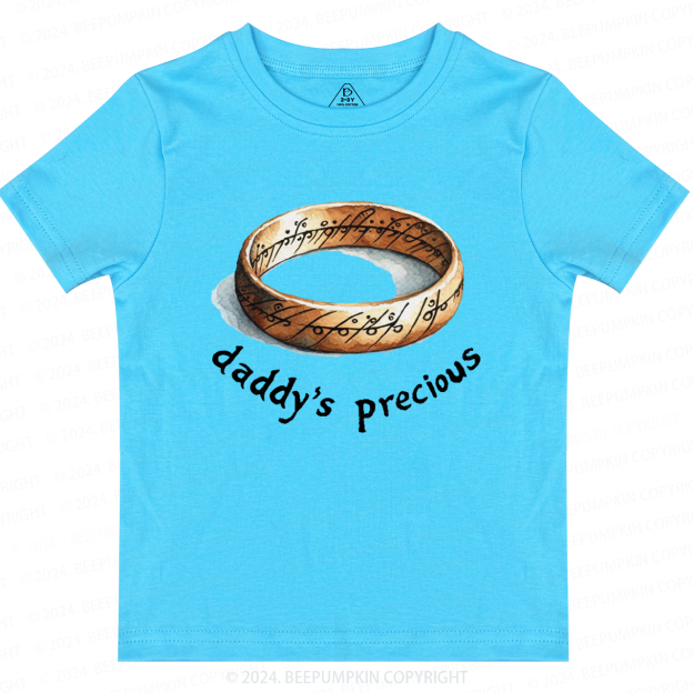  Daddy's Precious Toddler&Kids Tees Beepumpkin