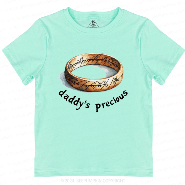  Daddy's Precious Toddler&Kids Tees Beepumpkin