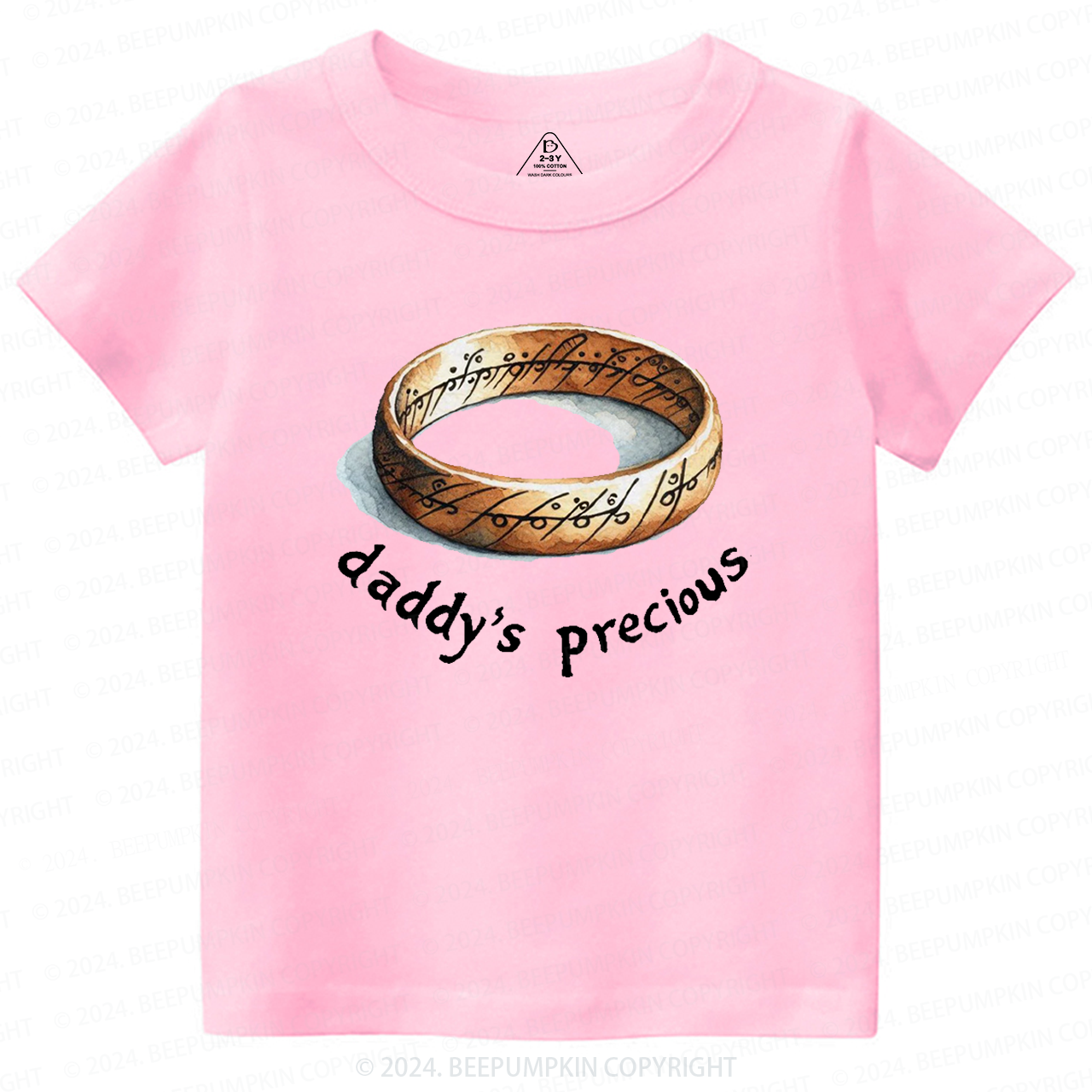  Daddy's Precious Toddler&Kids Tees Beepumpkin
