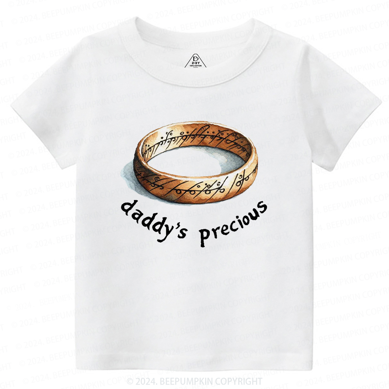  Daddy's Precious Toddler&Kids Tees Beepumpkin