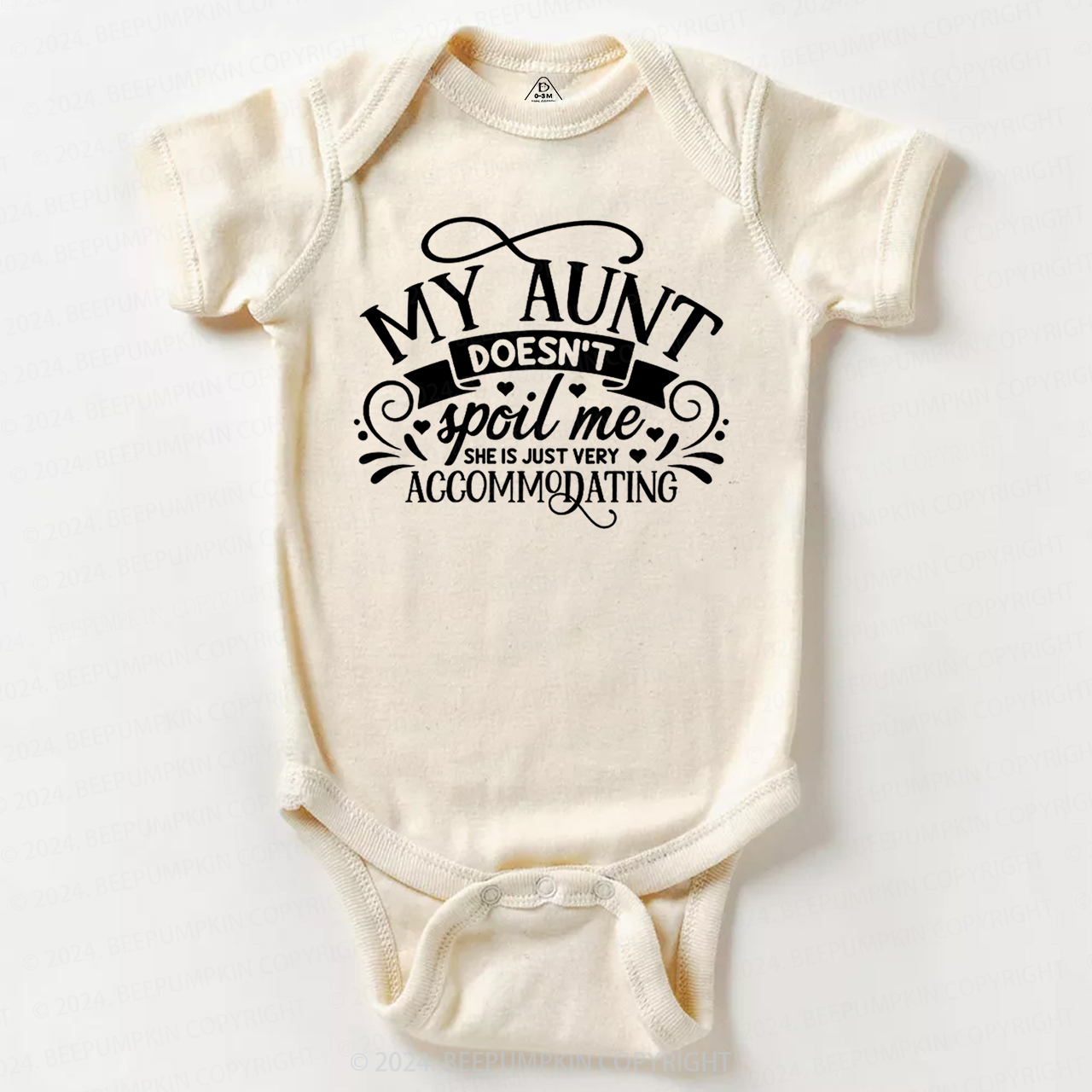 My Auntie Doesn't Spoil Me She's Just Accommodating Bodysuit For Baby