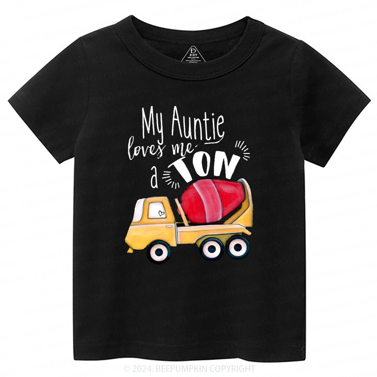 My Auntie Loves Me A Ton Toddler&Kids Tees 