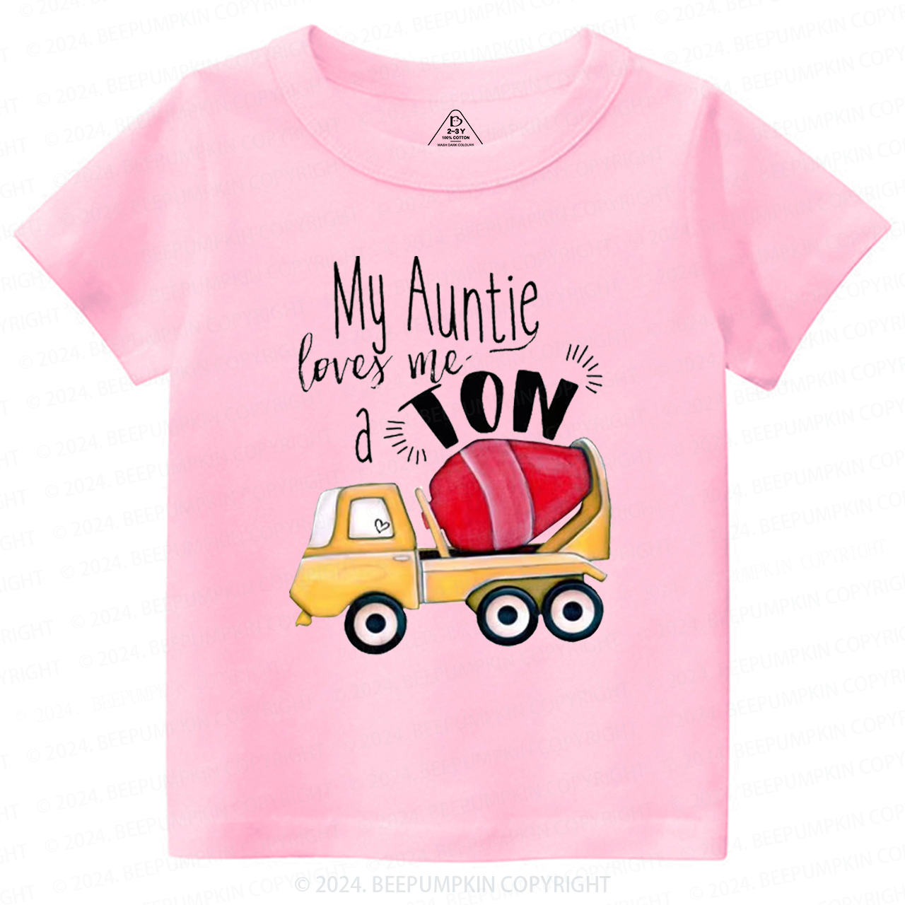 My Auntie Loves Me A Ton Toddler&Kids Tees 