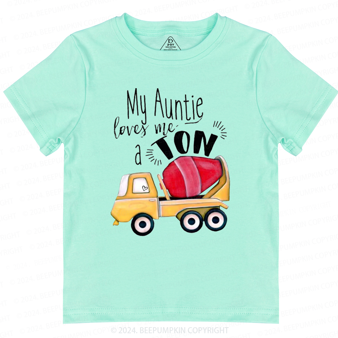 My Auntie Loves Me A Ton Toddler&Kids Tees 