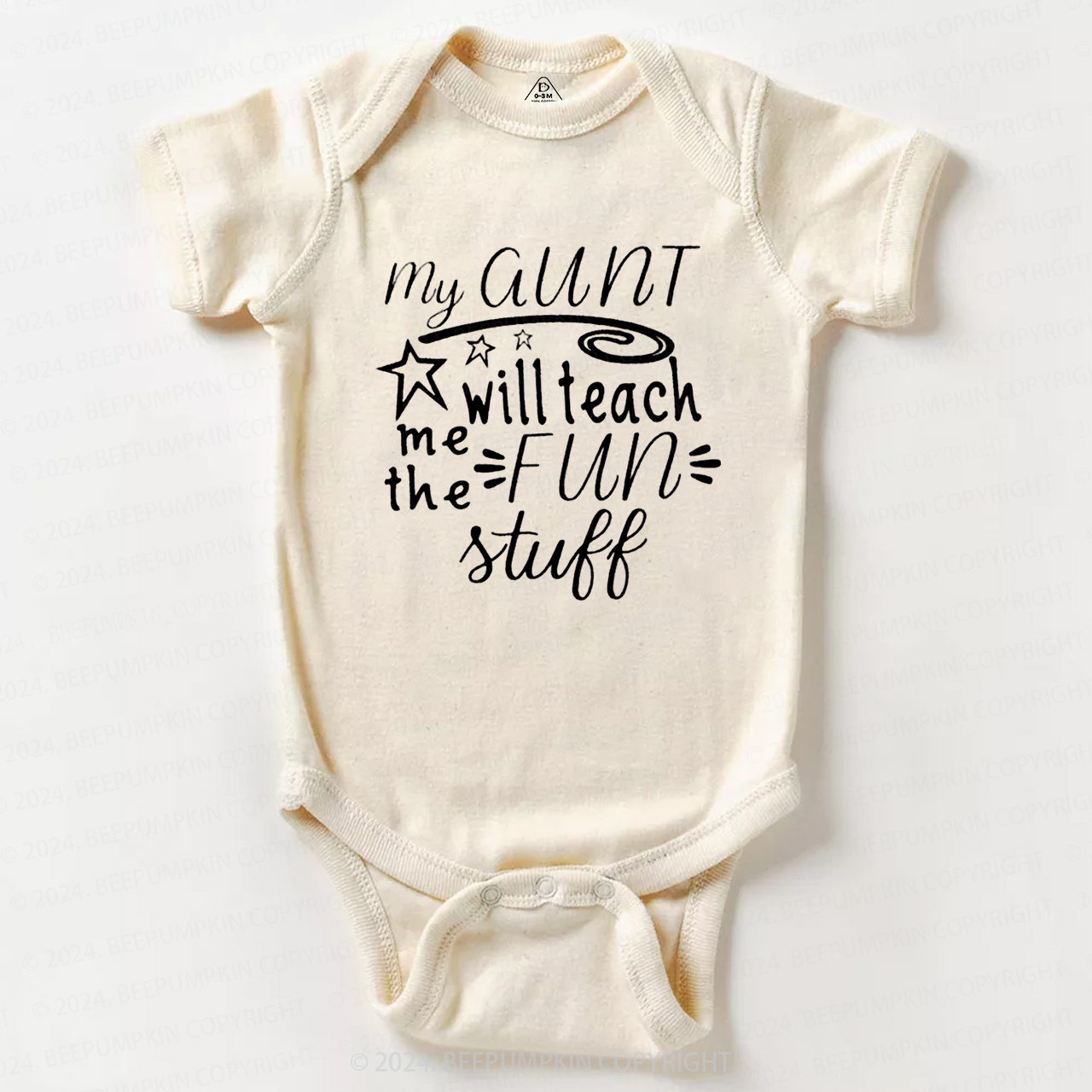 My Aunt Will Teach Me the Fun Stuff Bodysuit For Baby
