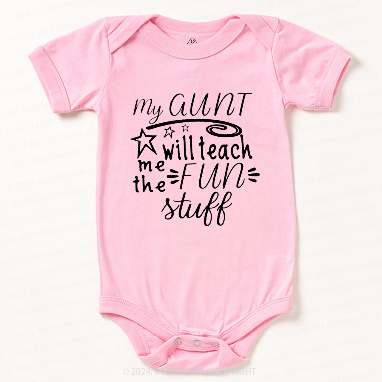 My Aunt Will Teach Me the Fun Stuff Bodysuit For Baby 
