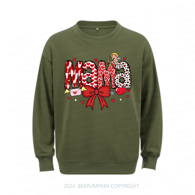 Valentine Cupid Bow Sweatshirt For Mama