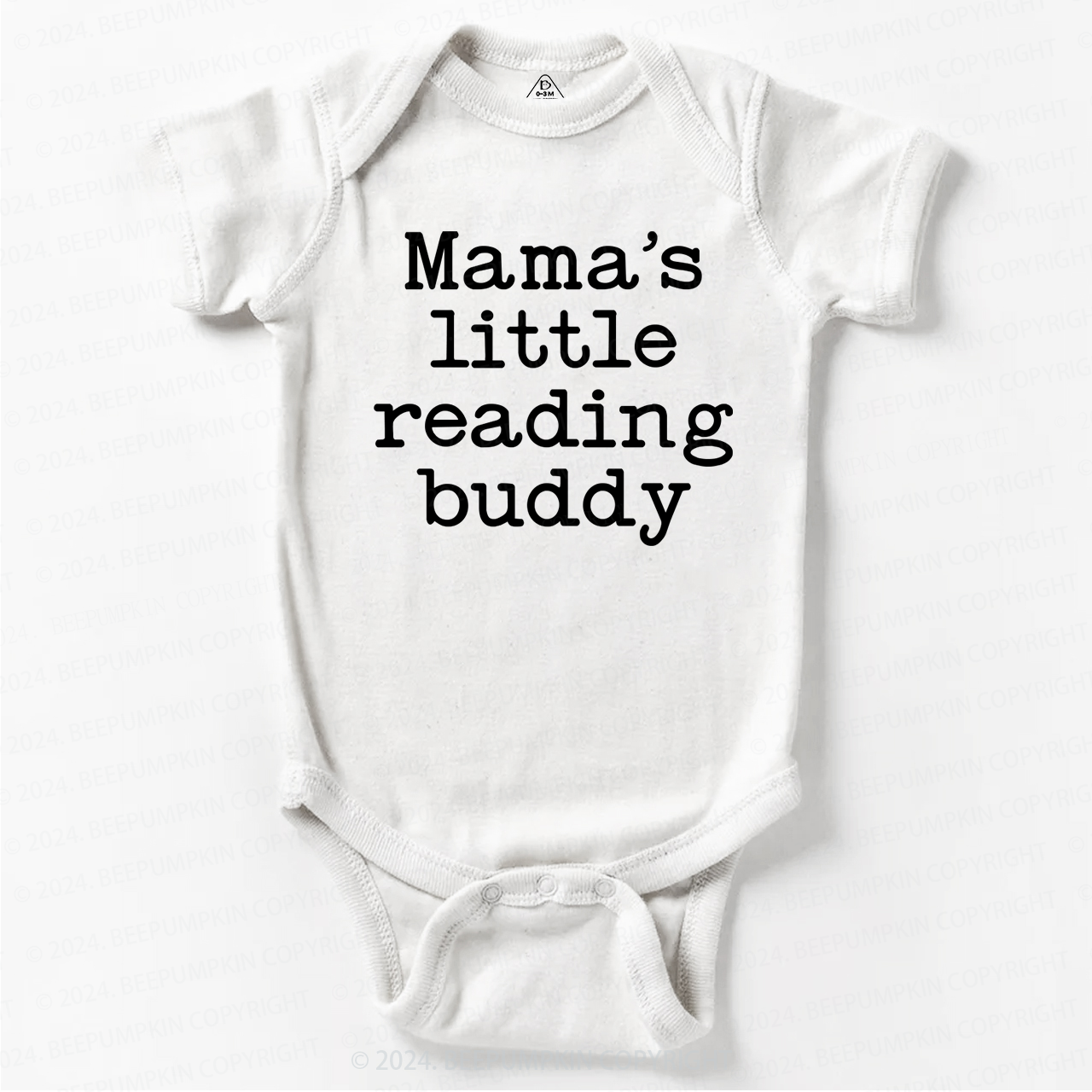 Mama’s Little Reading Buddy Bodysuit For Baby Beepumpkin