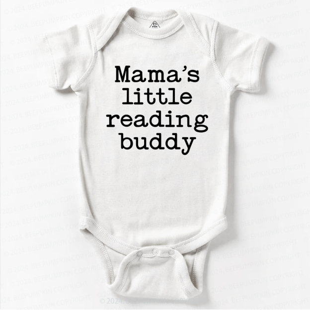 Mama’s Little Reading Buddy Bodysuit For Baby Beepumpkin
