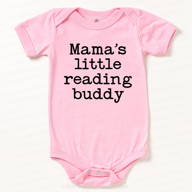 Mama’s Little Reading Buddy Bodysuit For Baby Beepumpkin