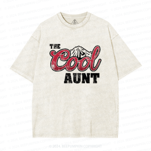 Image of The Cool Aunt Adult Washed Tees