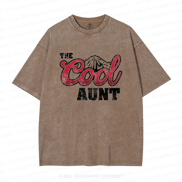 The Cool Aunt Adult Washed Tees