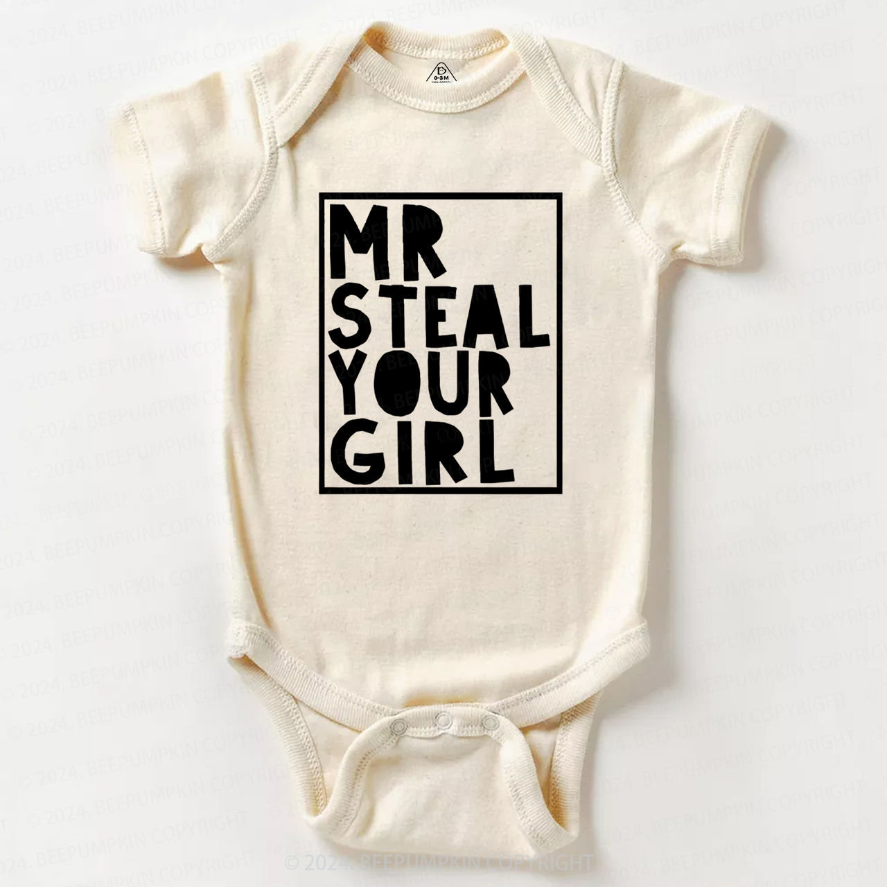 Mr Steal Your Girl Valentine Bodysuit For Baby
