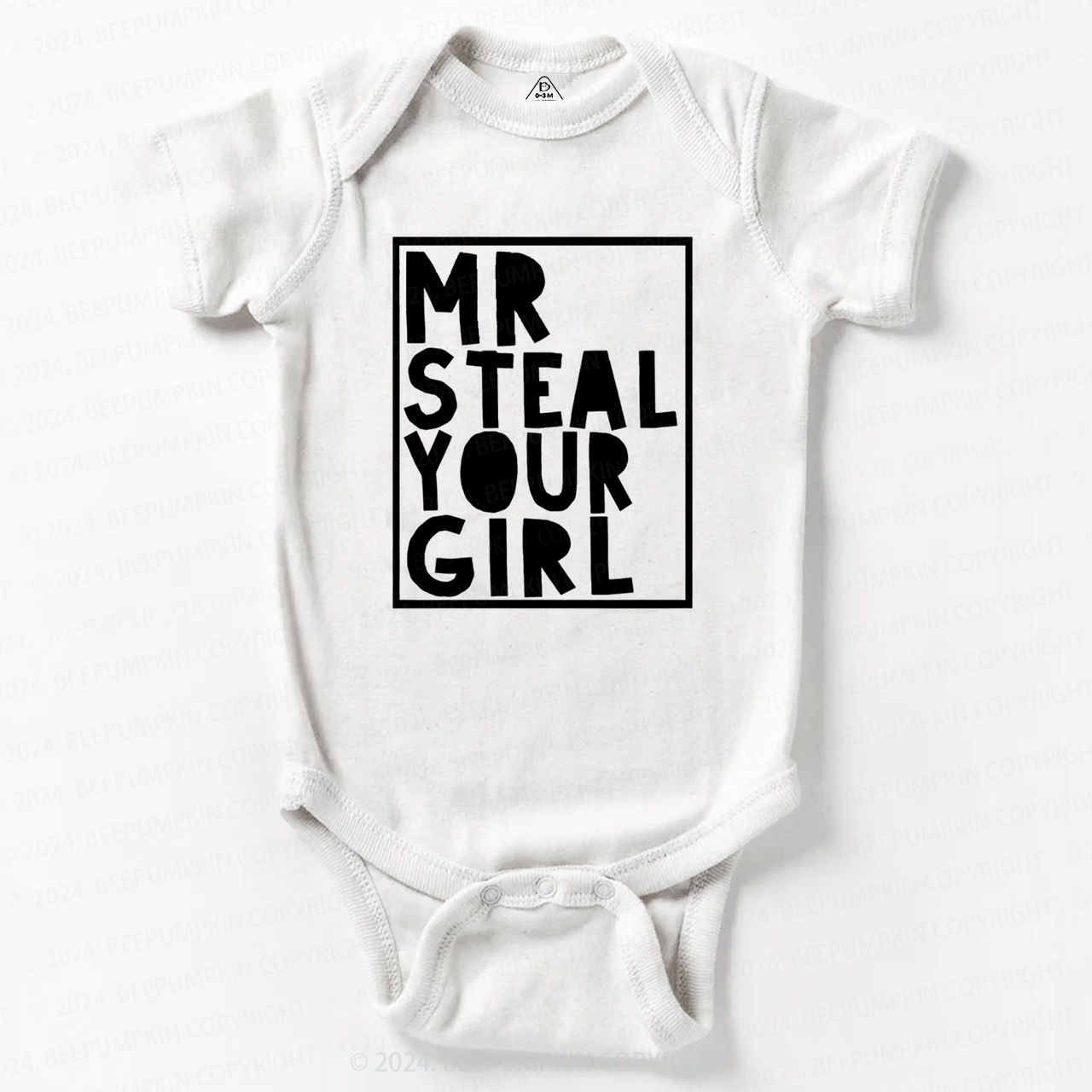 Mr Steal Your Girl Valentine Bodysuit For Baby