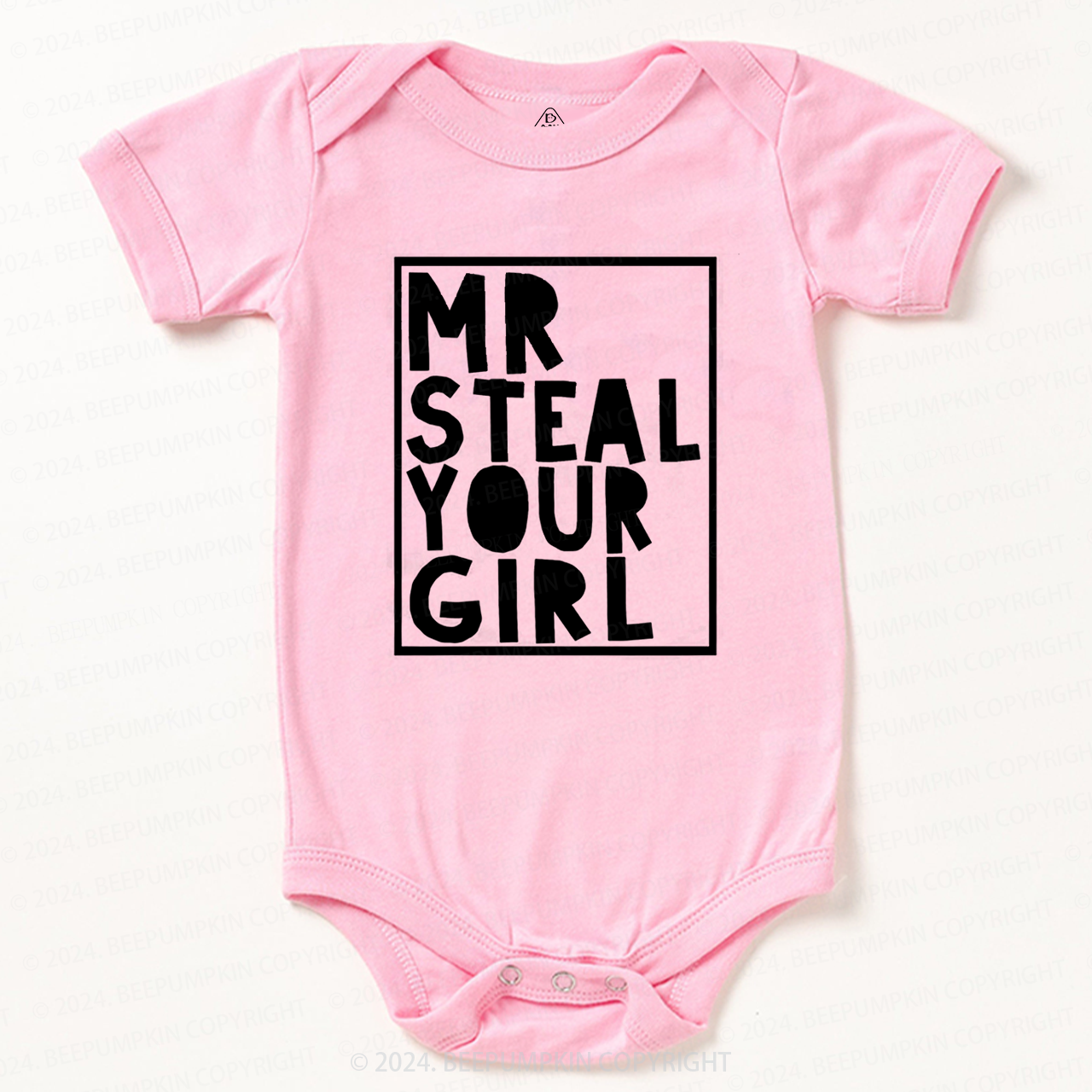 Mr Steal Your Girl Valentine Bodysuit For Baby