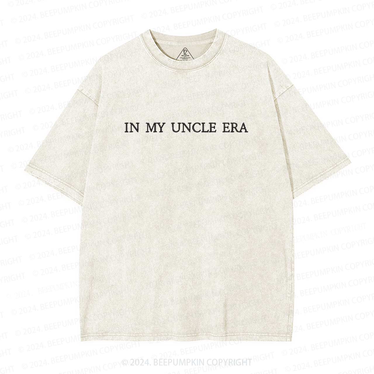 In My Uncle Era Embroidered Washed Tees