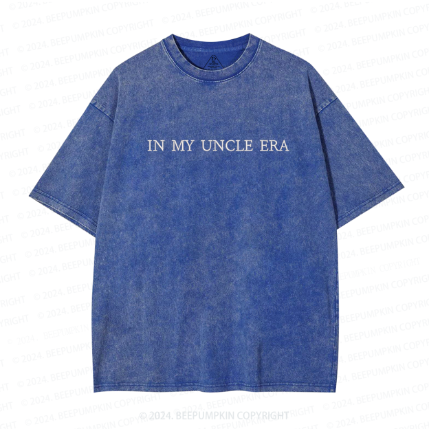 In My Uncle Era Embroidered Washed Tees