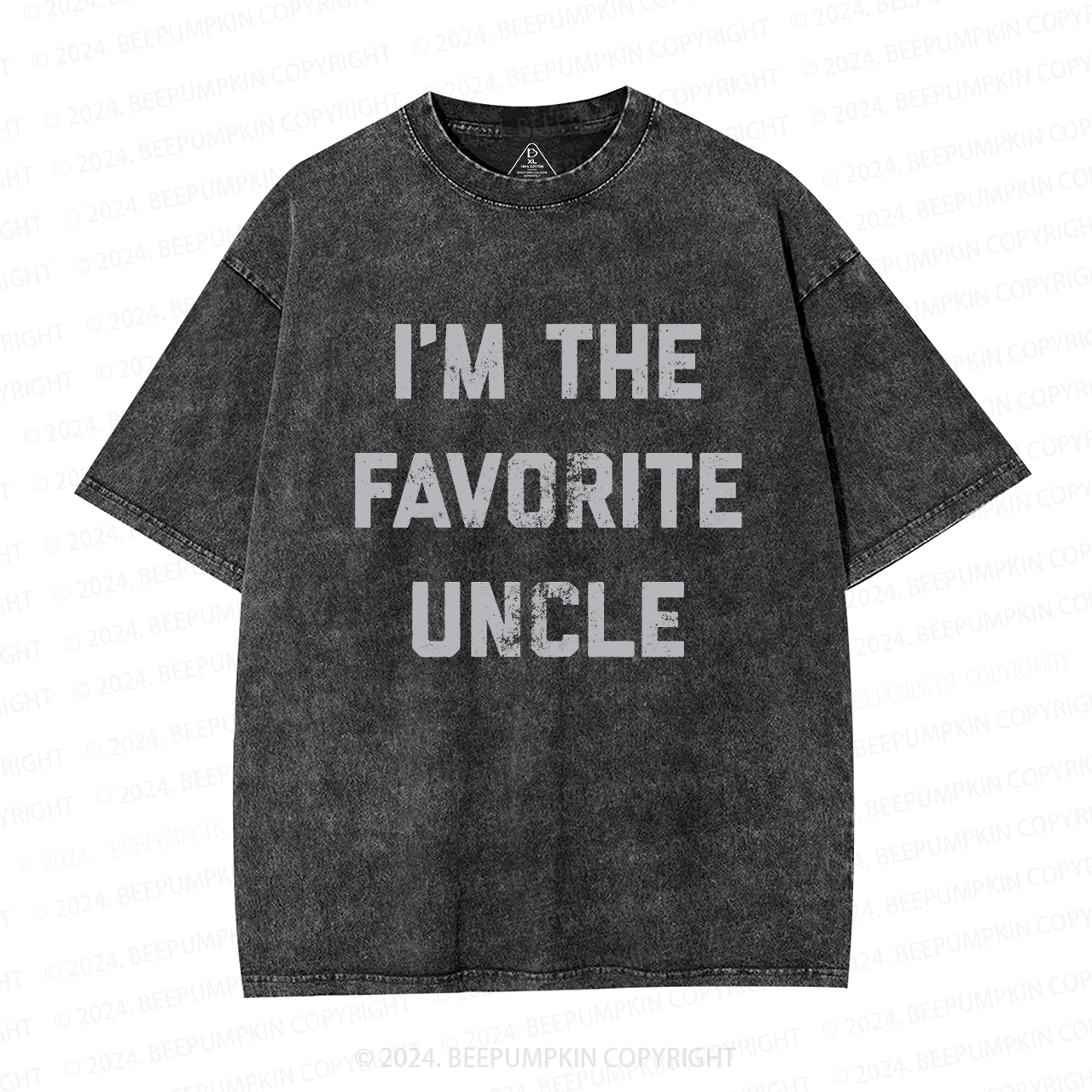 I'm The Favorite Uncle Washed T-Shirts 