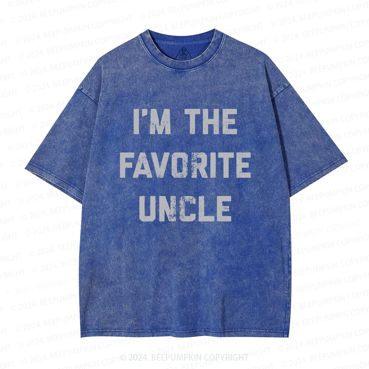 I'm The Favorite Uncle Washed T-Shirts 
