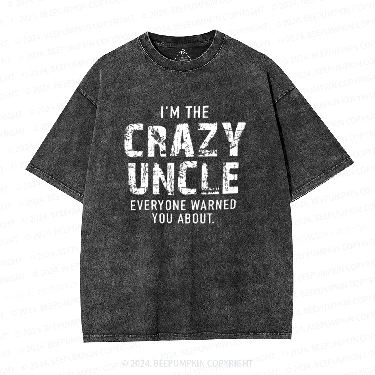 I'm The Crazy Uncle Washed T-Shirts