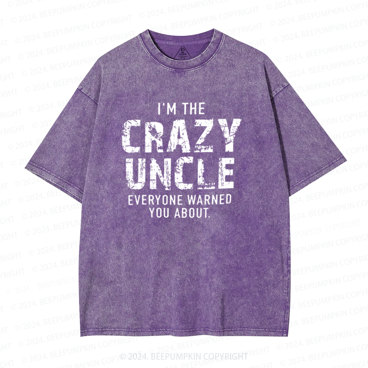 I'm The Crazy Uncle Washed T-Shirts 