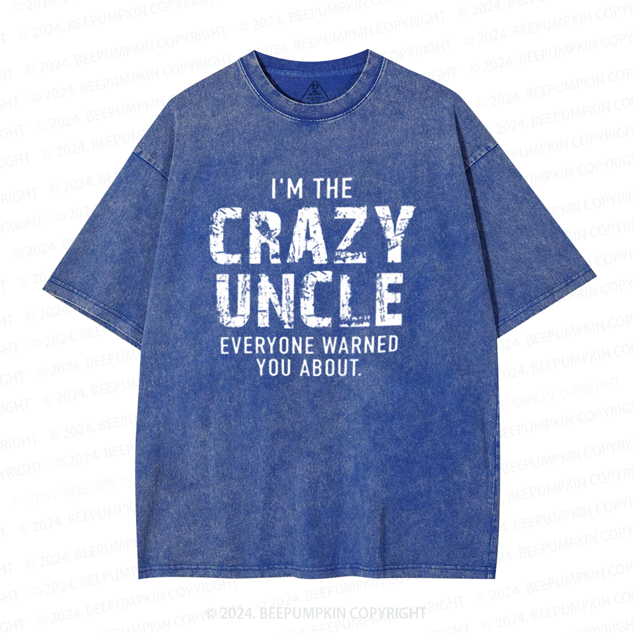 I'm The Crazy Uncle Washed T-Shirts 