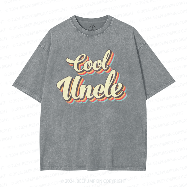 Cool Uncle Washed T-Shirts 