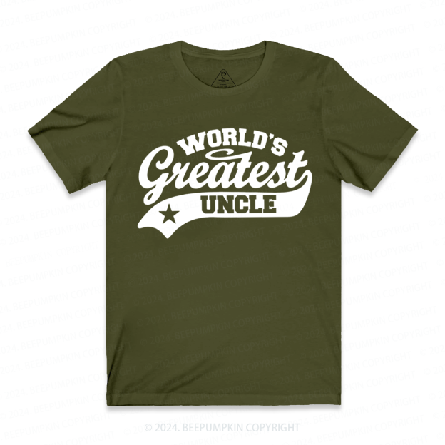 World’s Best Uncle T-shirt