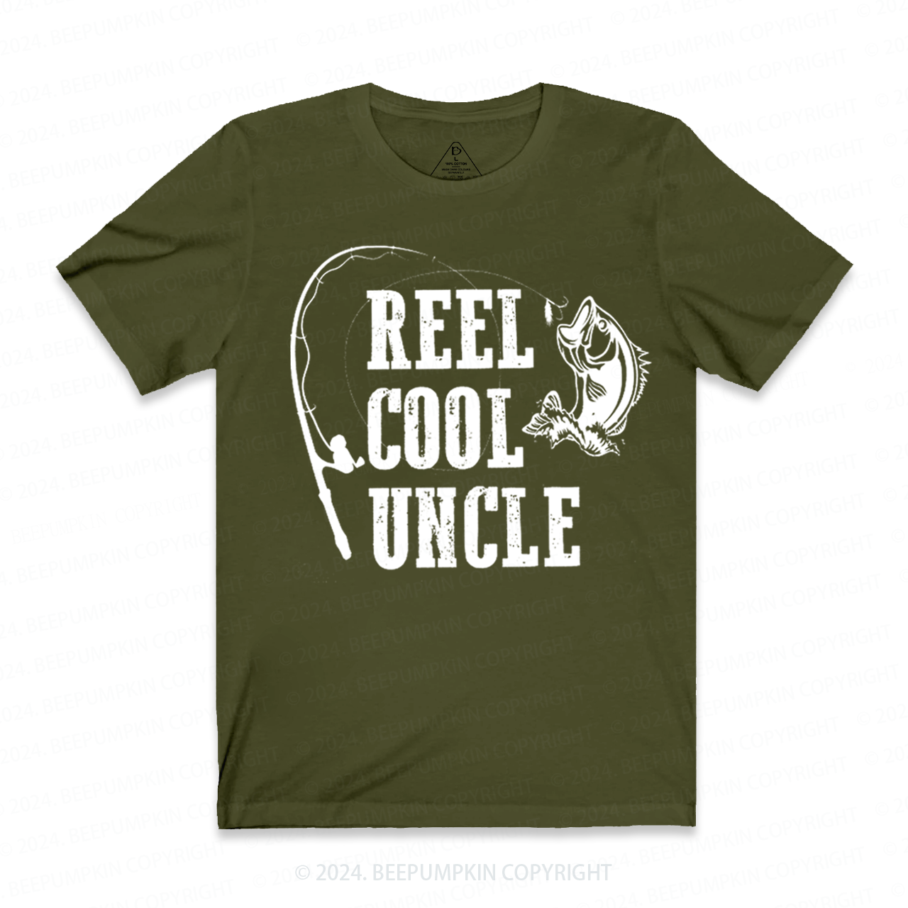  Fishing Reel Cool Uncle T-shirt