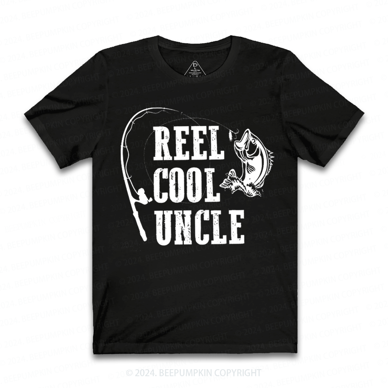  Fishing Reel Cool Uncle T-shirt