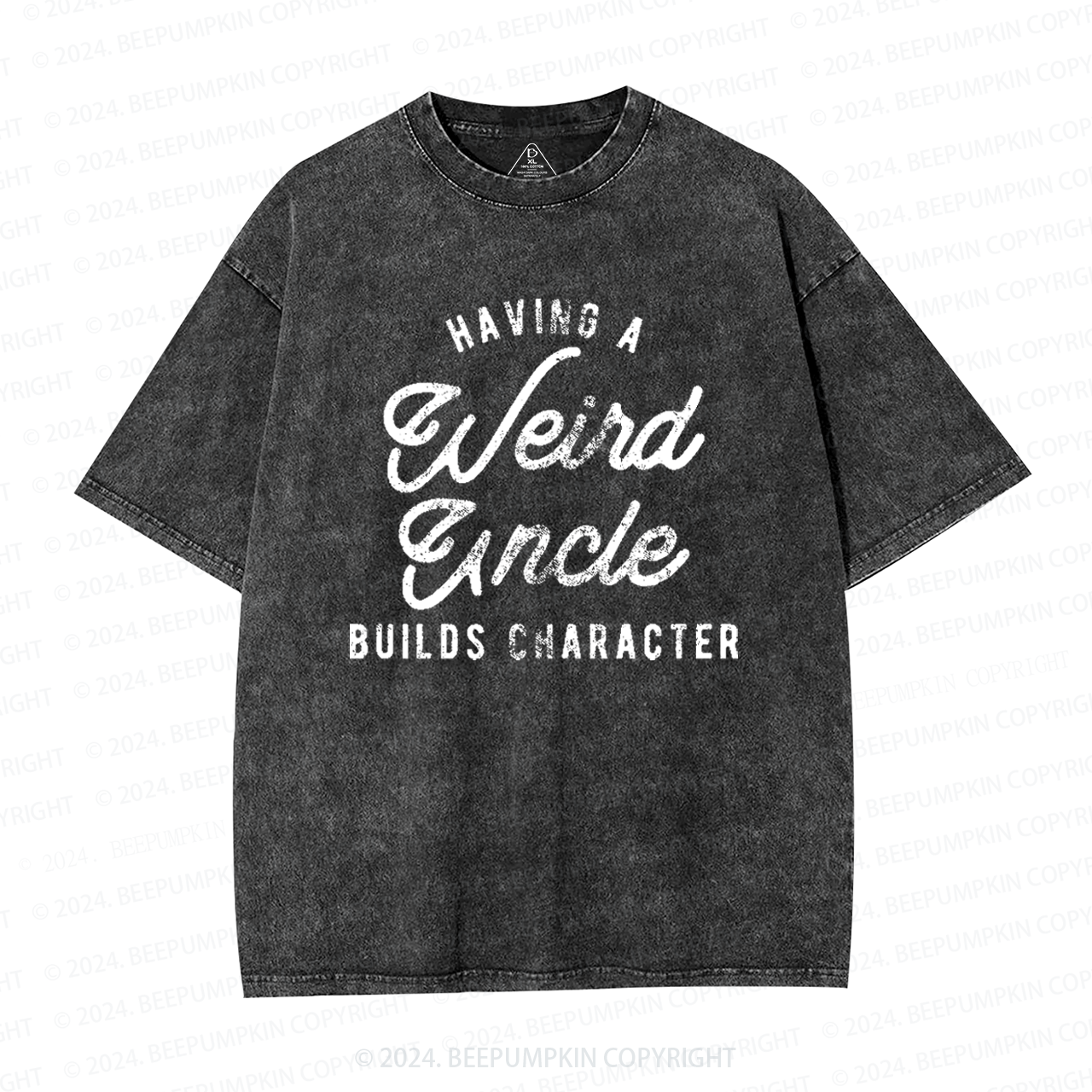 Promoted to Uncle Washed T-Shirts