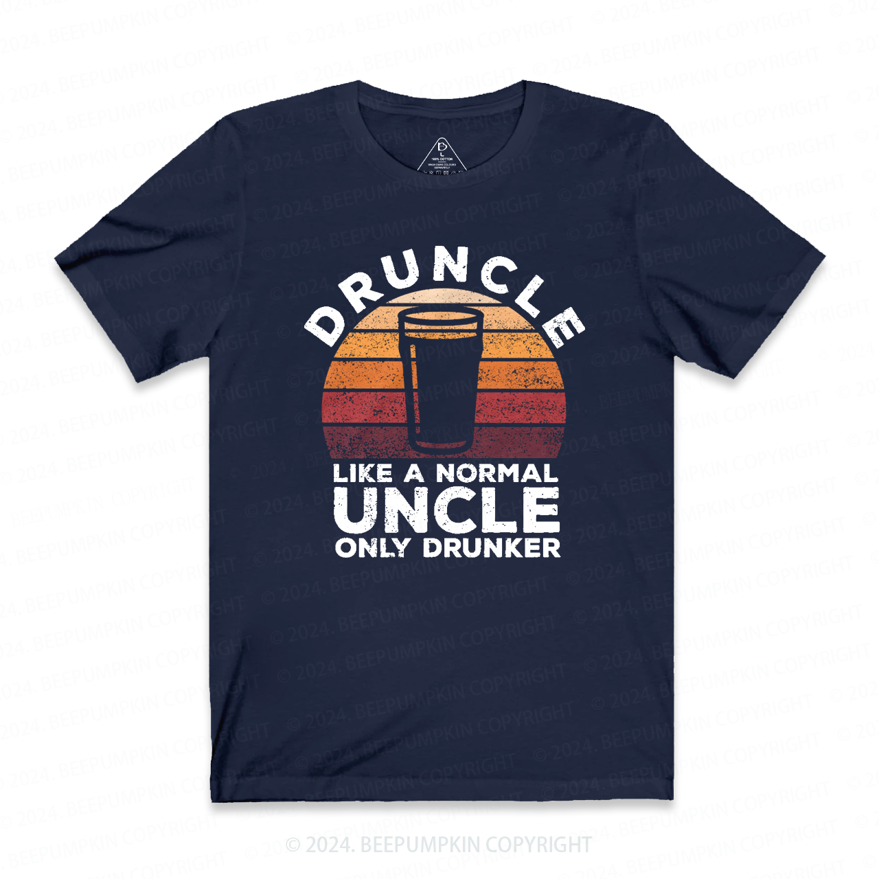 Druncle Like A Normal Uncle Only Drunker Uncle T-shirt