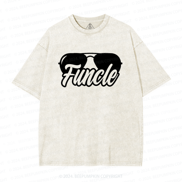 Funcle Uncle Washed T-Shirts 