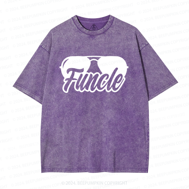 Funcle Uncle Washed T-Shirts 